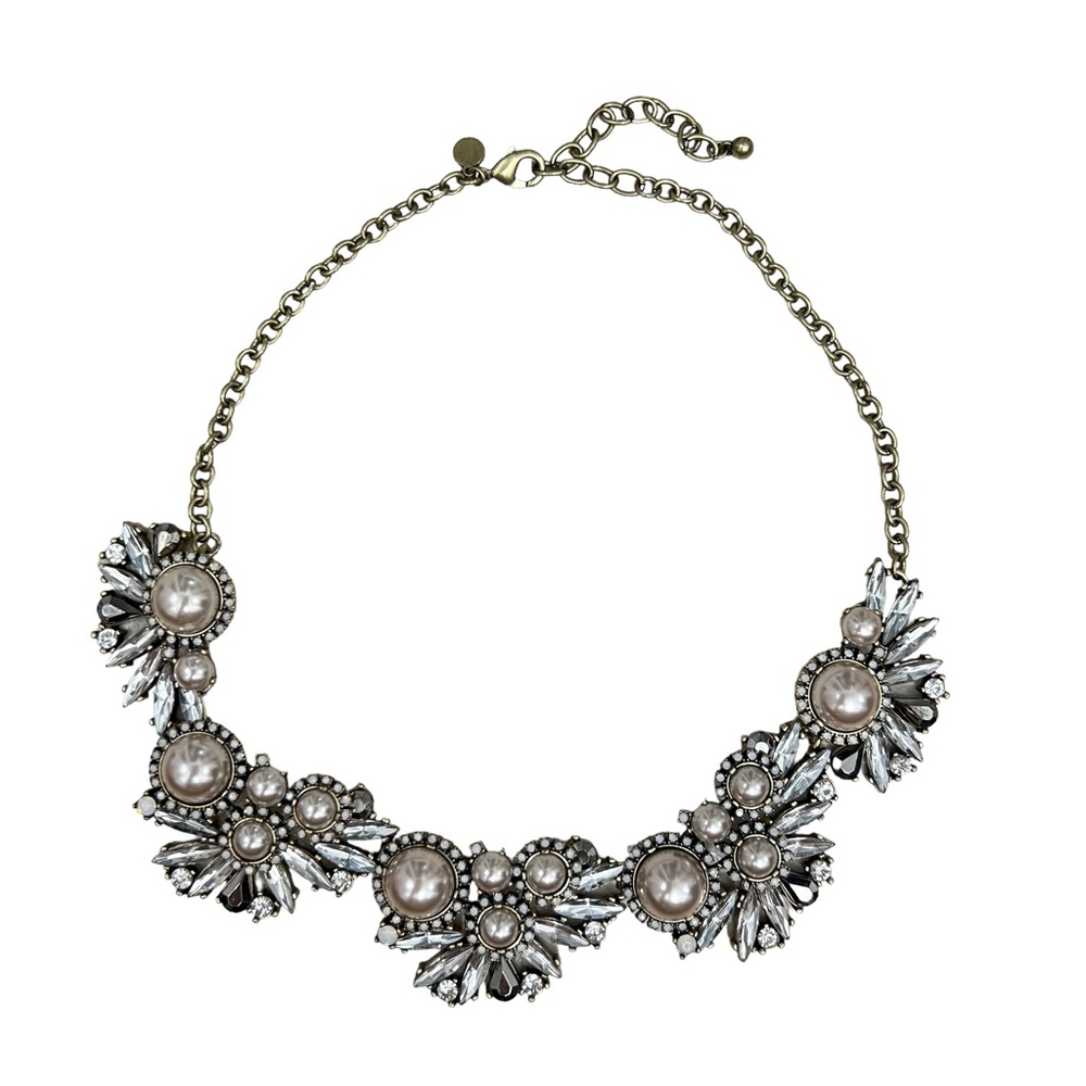 Susan Graver blush pink pearl statement necklace - Picture 1 of 5